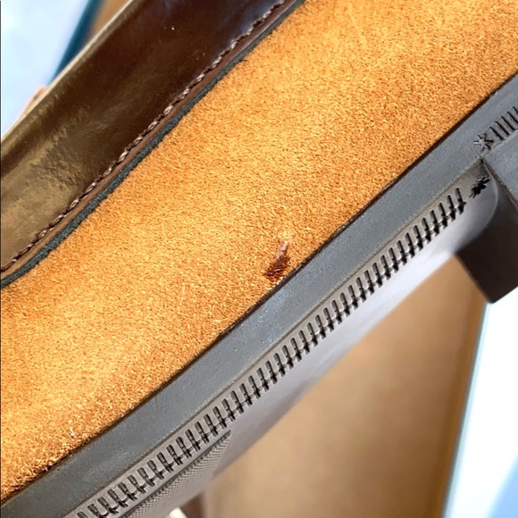 Sandrino Lucho Tan Suede Leather Loafers - Picture 7 of 8